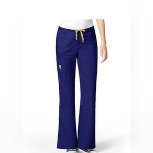 WonderWink Navy Scrub flare pants